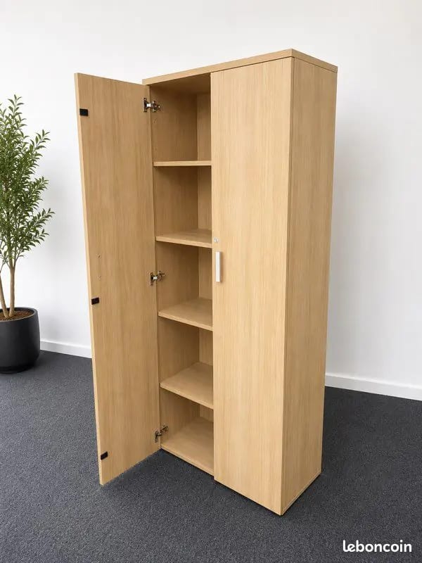 Armoire professionnelle en Bois – 200 x 80 x 44 cm · photo 3