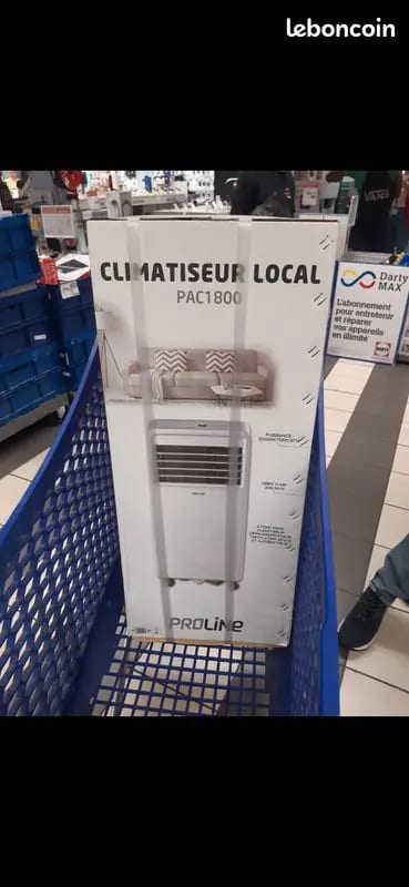Climatiseur mobile 7000 BTU PAC1800 – Comme neuf · photo 1